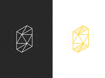 Logo polygonal color conception conception graphique identité limage de marque logo logodesign planche polygon