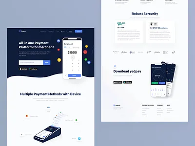 Yedpay home animation branding bubble chart business card clean dashboard design illustration interaction interface iphone johnyvino logo minimal mobile payment typography vector yedpay