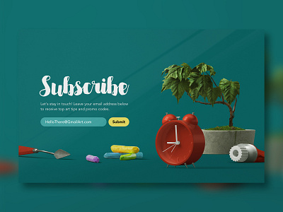 Daily UI 026 - Subscribe daily ui daily ui 026 daily ui challenge hand lettering subscribe subscribe form ui ui design
