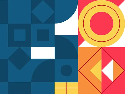 Countdown -1 days for 2019 2 abstract art circle color composition countdown design graphic illustration logo number number 2 primitive shape square triangle two type typography