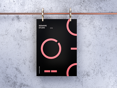 DM 3d black c4d design illustration logo pink ui