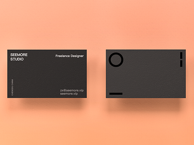business card 3d c4d design ui