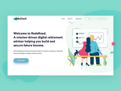 Retirement Planning Platform Design calculator design fintech investments platform retirement platform ui ux web design