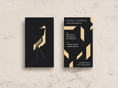 Crane Control - Business Cards branding business card control crane design details identity illustration logo real estate smart home smart house typography vector weeklyconcept