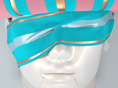 her name is Nineteen 3d acrime design illustration