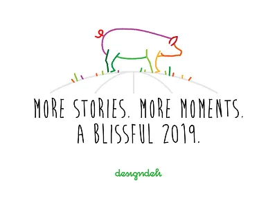 Year of the Pig 2019 happy new year illustration pig vector