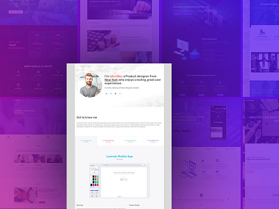 Luminal - Multi-Purpose HTML5 Template and Website Builder agency artist business cv luminal multi purpose personal portfolio restaurant template themeforest website website builder