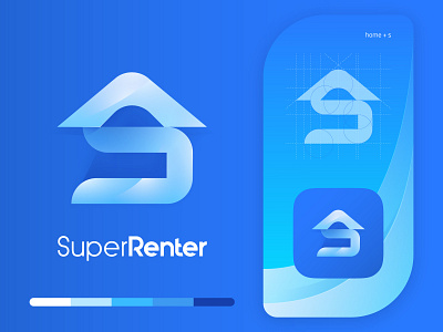 Super Renter app icon app apple branding design flat icon illustration ios logo minimal minimalist mobile technology type typography ui ux vector web website