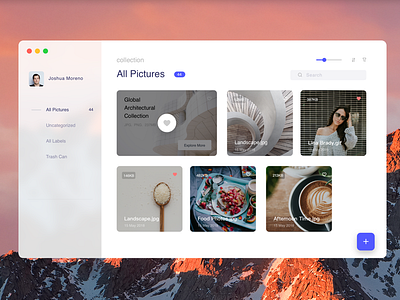 Interface management ui ux 实践 应用 接口 白色 设计