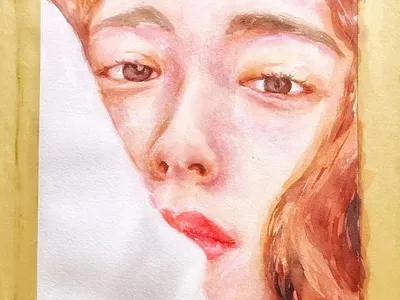 Watercolor practice art