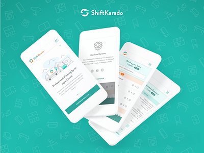 ShiftKarado - Web App Design app branding color design flat flow green icon illustration logo new identity rebranding typography ui ux ux flow visual identity web webapp website