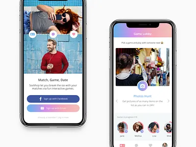 Sockhop Dating App UI dating app malaysia mobile singapore ui ux