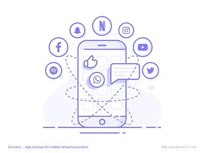 Connect Illustration #1 application google illustration illustration design material design minimal mobile app mock up product design schedule sketch sketchapp software specification telecoms ui userinterface ux