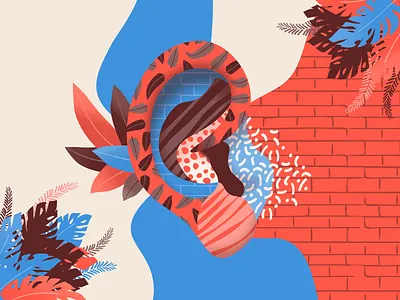 Grajaú Ear diversity ear illustration illustrator noise pattern sound texture vector