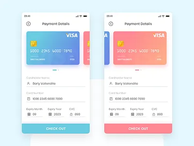 Daily UI - Credit Card Checkout app credit card credit card payment daily daily 100 challenge daily challange dailyui dailyui 002 design form design interface mobile mobile app mobile app design simple design ui uidesign ux uxdesign visa
