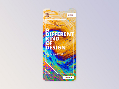 Landing Page UI color colors design design thinking different interface landing page mix sketch type ui ux