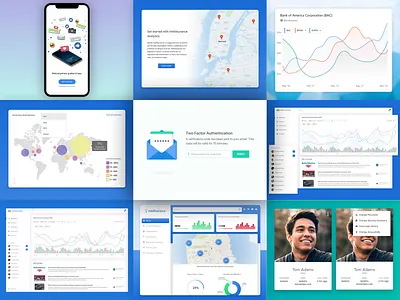 My 2018 Best Nine analytics app bestnine design graph landing mobile topnine ui ux visualization web