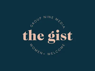 The Gist Branding brand book brand guidelines branding business card business card design color palette design enamel pins feminism feminist graphic design icon icon design illustration logo pins typography