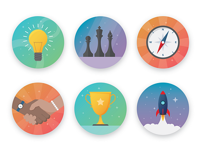 Icon Set for Achievement Badges badge badgedesign badges dashboard icon icon design icon illustration icon set illustration ui design