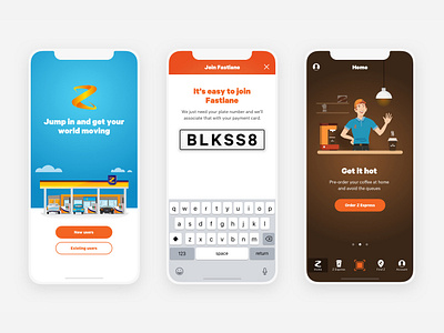 Z Energy App app design system energy mobile mobile app new zealand petrol ui ux