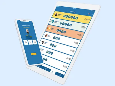 Daily UI Challenge 019 - Leaderboard daily ui 019 dailyui ipad app leaderboard ui