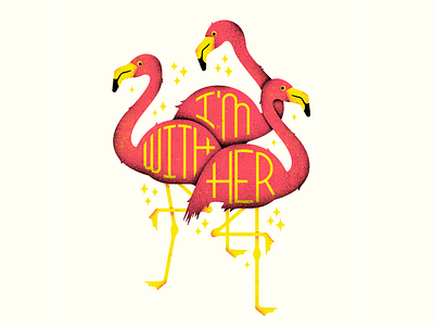 flamingo americana birds flamingos im with her issa bird merch triplets