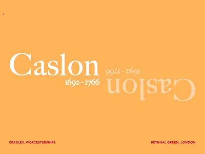 Caslon Typeface caslon design font collection indesign type type specimen typeface typgraphy work