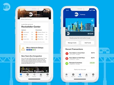 MTA Subway App - New York City information iosapp metro mta new york city nyc public transport subway transit transportation ui challenge uichallenge