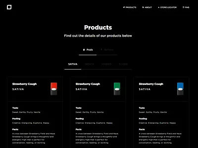 Products Page ai app branding css dark ui design flat html item item page landing landing page photoshop product product page typography ui ux vector web