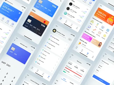 Block Chain Wallet app ui