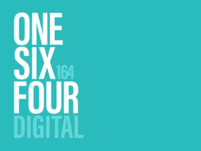 164 Digital Logo brand and identity branding design illustrator logo vector