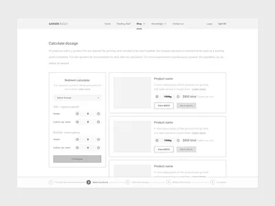 Some Wireframes add calculator ecommerce ecommerce shop figma garden grow line minimal product subtract web wireframe wireframe kit wireframe page