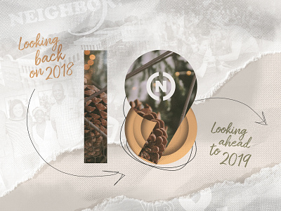 2018 --> 2019 2019 annual report church collage editorial magazine new year new years next ripped paper washington dc