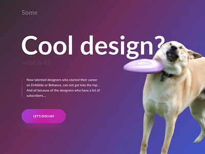 My thoughts on portfolio services clean design design 2 discuss gradient 2 illustration offtop thoughts ui ui pack uipractice