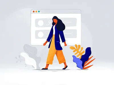 Online Shopping color design illustration modern online shop shopping ui