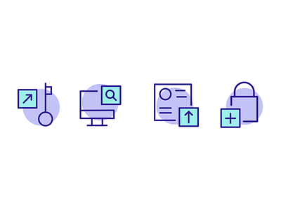 Custom blockchain icons blockchain design icon icon design icons illustration ui website