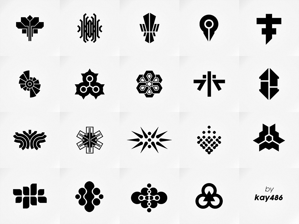 Abstract symbols by THOMAS MÜLLER on Dribbble