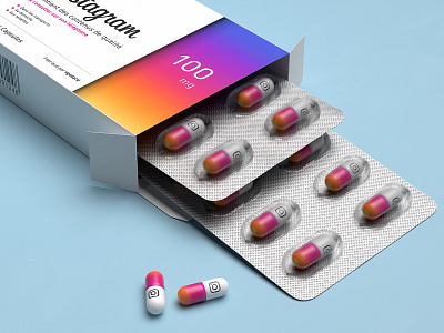 100 Instagram/day 3d c4d cinema4d drugs instagram octane octanerender render
