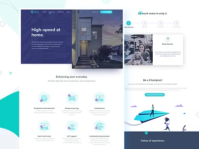 Residential page UI app icons illustration internet residential ui uiux user user interface ux web website