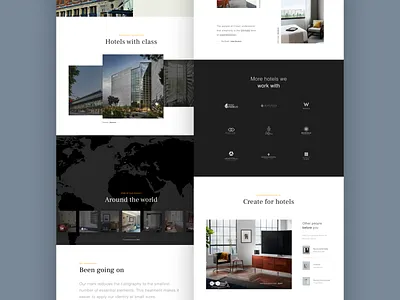 Crown - Information clients design digital element hospitality hotel hotels interactive product typography ui user experience user interface ux web webdesign world