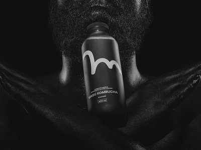 Magu Kombucha Branding & Packaging black black white branding corporate identity design drink flat identity illustration kombucha logo minimal minimalism package packaging photo print type typography vector