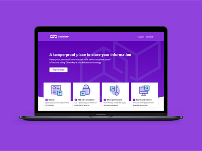 More blockchain goodness app blockchain design icon ui vector web website