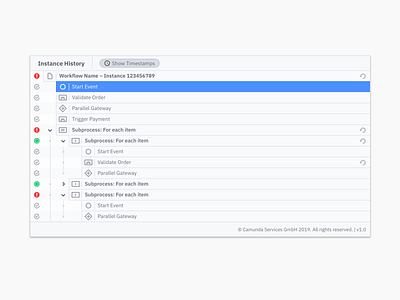 Instance History Tree Light Timestamps Off app icon list ui