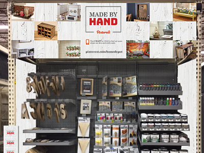 Craft Bay Endcap craft logo retail the home depot