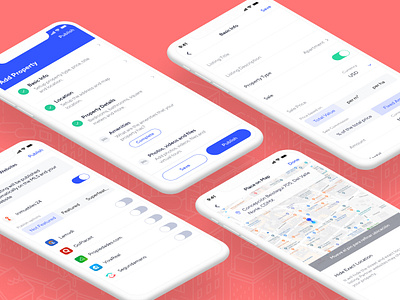 EasyBroker - Add Listing add app crm form ios 12 listing map new property real estate ui