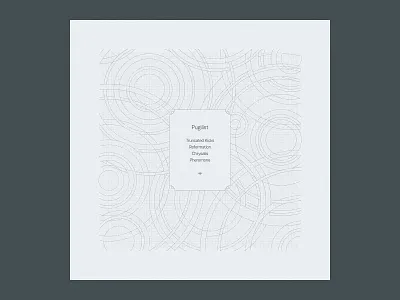 Reverse of sleeve for TRSK005 bass bass music blueprints circles circular forming grid grid design illustration labels music industry pattern pattern design sketch techno vinyl vinyl cover