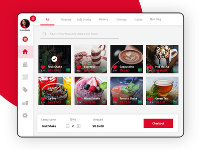Food Ordering App application design booking cafe coffee dinner drinks eat food food app interface design party restaraunt restaurant app tables uidesign