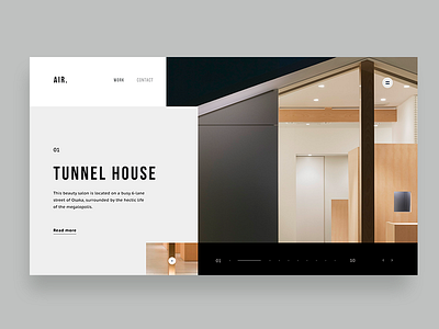 Air. architecture clean design dribbble grid minimalism simple ui web website
