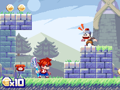 Ape Escape!? design game gaming illustration pixel pixel art