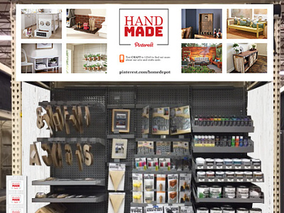 Craft Bay Endcap craft logo retail the home depot